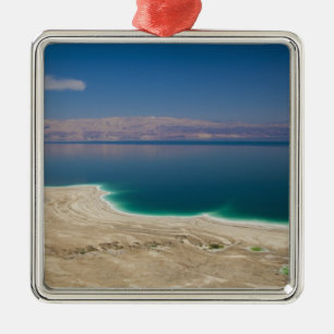 Elevated view of the Dead Sea Metal Ornament