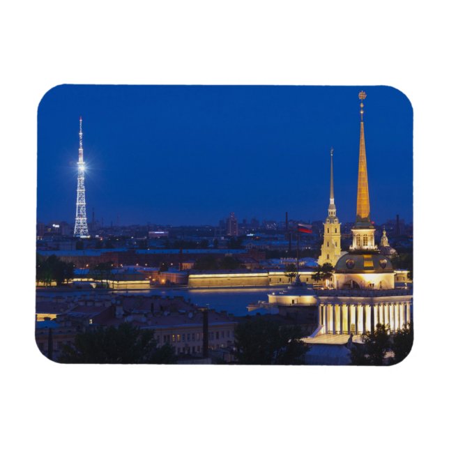 Elevated view of the Television Tower Magnet (Horizontal)