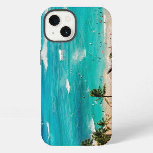 Elevated View Of Waikiki Beach Scene, Honolulu 2 iPhone 13 Case