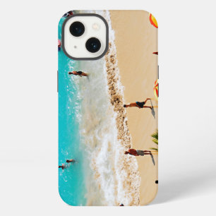 Elevated View Of Waikiki Beach Scene, Honolulu iPhone 13 Case