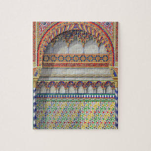 Elevation of an alcove in the Pateo del Agua, Alha Jigsaw Puzzle