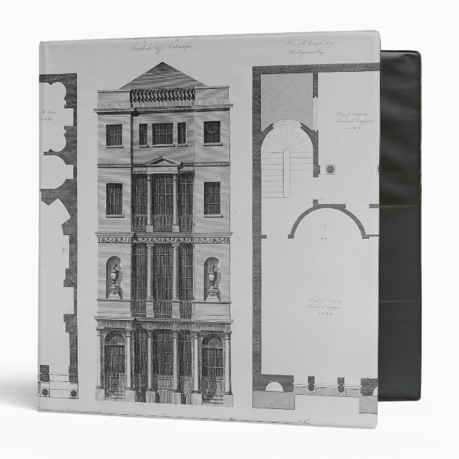 Elevation of the British Coffee House Binder (Front/Inside)