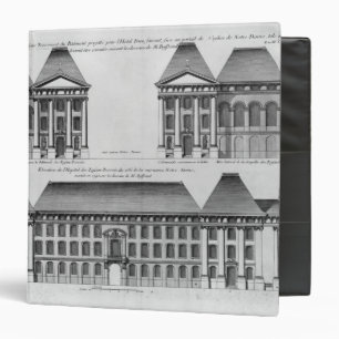 Elevation of the Hopital des Enfants Trouves Binder