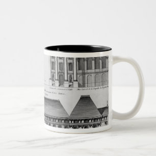 Elevation of the Hopital des Enfants Trouves Two-Tone Coffee Mug