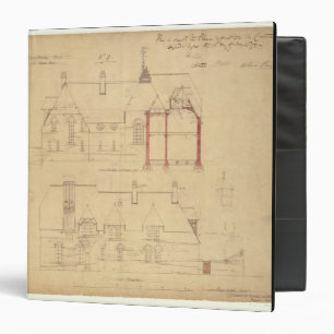 Elevations for The Red House, Bexley Heath (pen an Binder