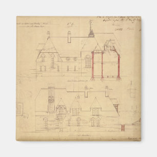 Elevations for The Red House, Bexley Heath (pen an Magnet