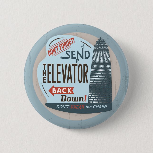Elevator 2 Inch Round Button (Front)