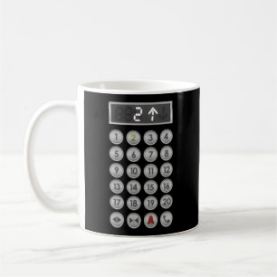Elevator Buttons Elevator Coffee Mug
