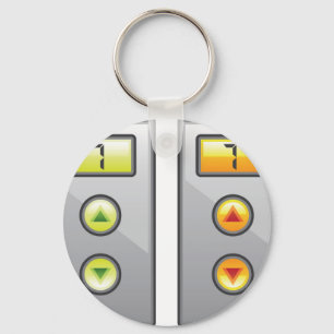 Elevator Buttons Keychain