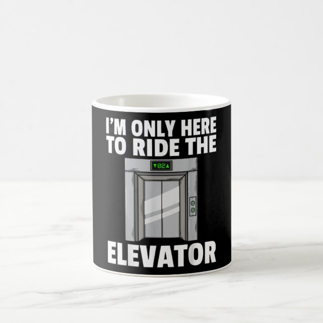 Elevator Buttons Mechanic Technician Coffee Mug (Center)