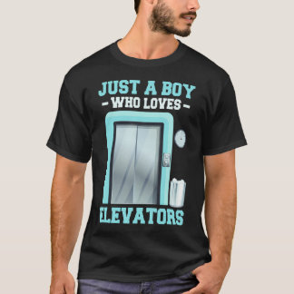 Elevator Lover Elevator Button T-Shirt