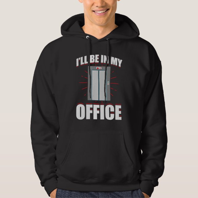 Elevator Mechanic Elevator Technician Repairmen Ma Hoodie (Front)