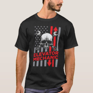 Elevator Mechanic Elevator Technician Repairmen Ma T-Shirt