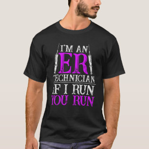 Elevator Mechanic Maintenance I Run Technician T-Shirt