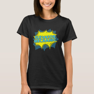 Elevator Mechanic Maintenance Inspiring Technician T-Shirt