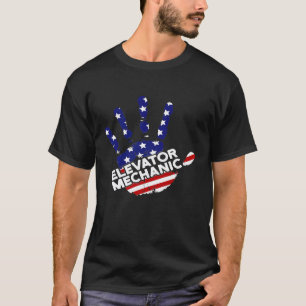 Elevator Mechanic Maintenance Life Inspiring Techn T-Shirt