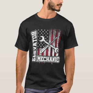 Elevator Mechanic Maintenance Life Mentors Technic T-Shirt