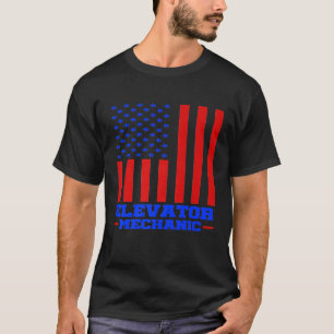 Elevator Mechanic Maintenance Life Plan Technician T-Shirt