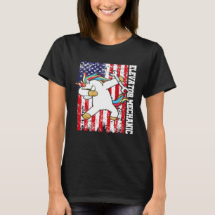 Elevator Mechanic Maintenance Life Pride Technicia T-Shirt