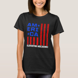 Elevator Mechanic Maintenance Life Skilled Technic T-Shirt