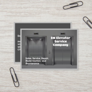 Elevator Service Business Card