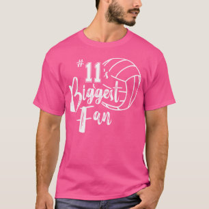 Eleven 11'S Biggest Fan Volleyball Mom Volleyball  T-Shirt