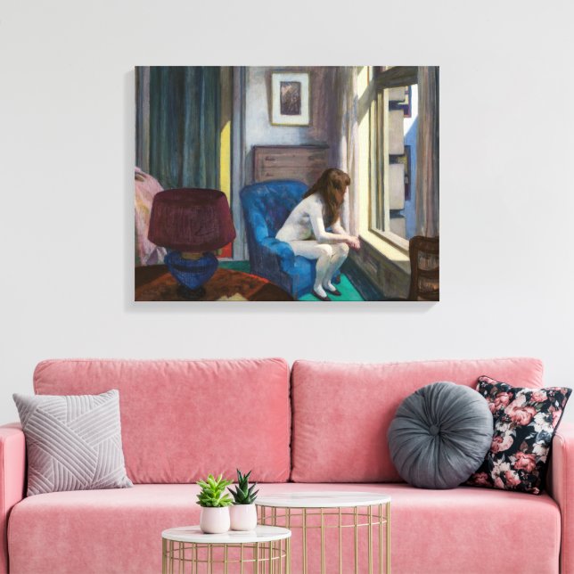 Eleven AM | Edward Hopper | Canvas Print (Insitu(LivingRoom))