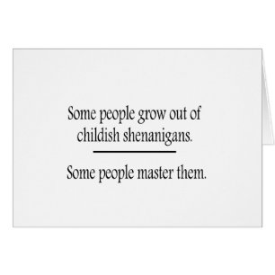 Élever les shenanigans enfants