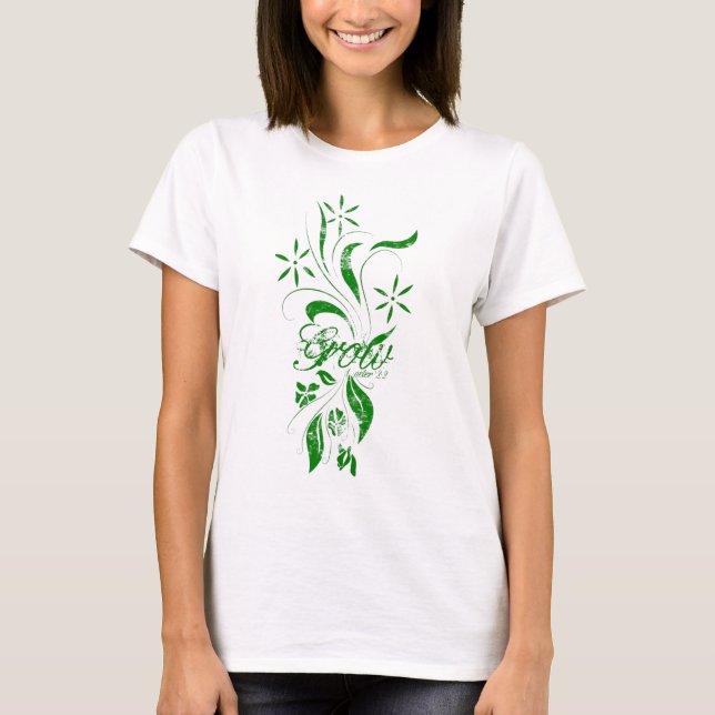 "Élevez" le T-shirt chrétien (Devant)