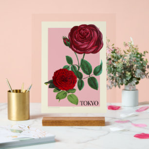 Elevez votre décor avec poster TOKYO Fleurs