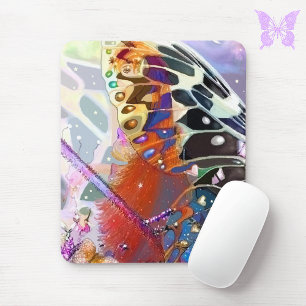 Elf and Butterfly Mouse Pad