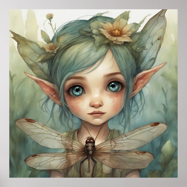 Elf and Dragonfly 6 Poster (Front)