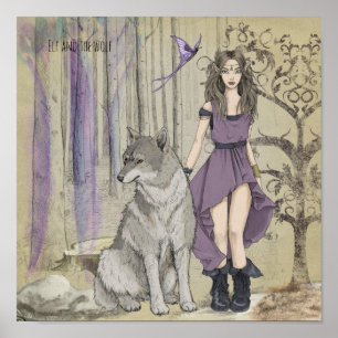 Elf And The Wolf Value Poster Paper (Matte)