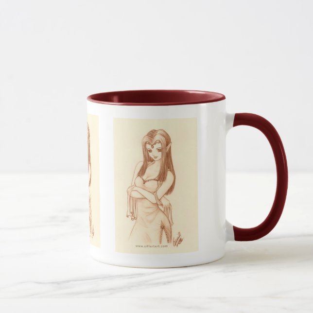 Elf (anime style) mug (Right)