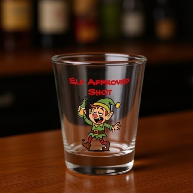 Elf Approved Shot Glass (Creator Uploaded)
