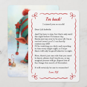 Elf Arrival Letter   Special Delivery from the Nor Holiday Card