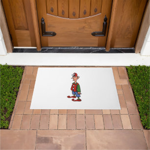 Elf At Attention doormat