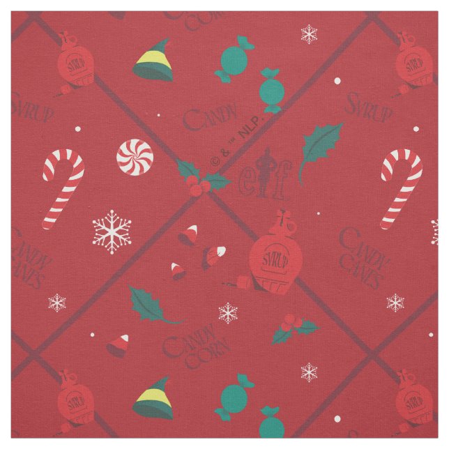 Elf Candy Chequered Pattern Fabric (Swatch)