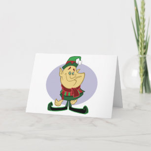 Elf - carte de Joyeux Noël