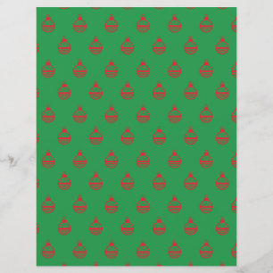 Elf Christmas Scrapbook Paper