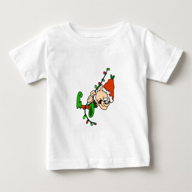 Elf Christmas Toddler Long Sleave Shirt (Front)