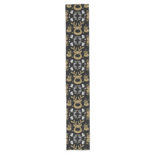 Elf Christmas Wrapping Long Table Runner
