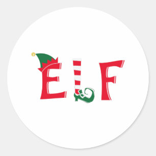 Elf Classic Round Sticker