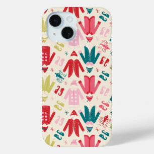 Elf Colourful Coat and Shoes Pattern iPhone 15 Case