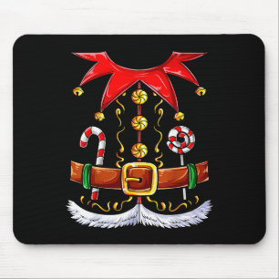 Elf Costume Christmas Elves Boys Girls Funny Xmas Mouse Pad
