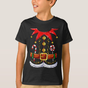 Elf Costume Christmas Elves Boys Girls Funny Xmas T-Shirt
