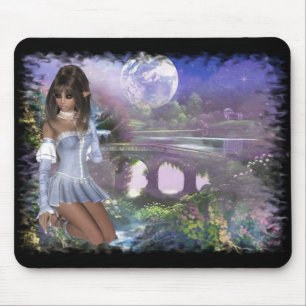 Elf & Dreamy Scene - Fantasy Product Line Mouse Pad