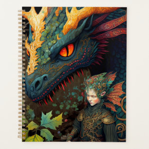 Elf Et Dragon Imaginaire Art