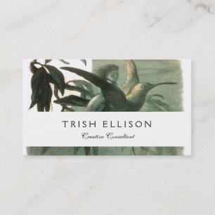 Elf Fairies Elves Moon Night Scene Bird Flying Business Card