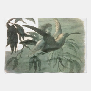 Elf Fairies Elves Moon Night Scene Bird Flying Kitchen Towel